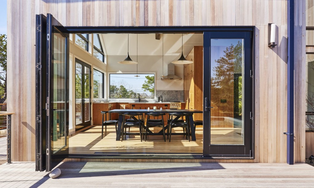 Indoor outdoor dining